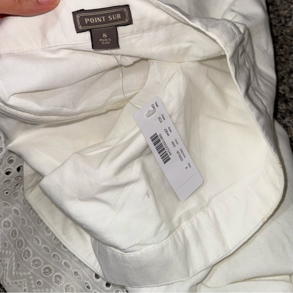 NWT Point Sur tiered skirt in mixed eyelet size 8 - Picture 6 of 7